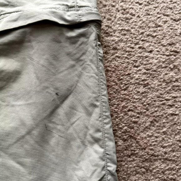 Columbia Pants Womens 4 (30x30) Nylon Titanium Omni Dry Mid Rise Zip Off Belted - Picture 6 of 14